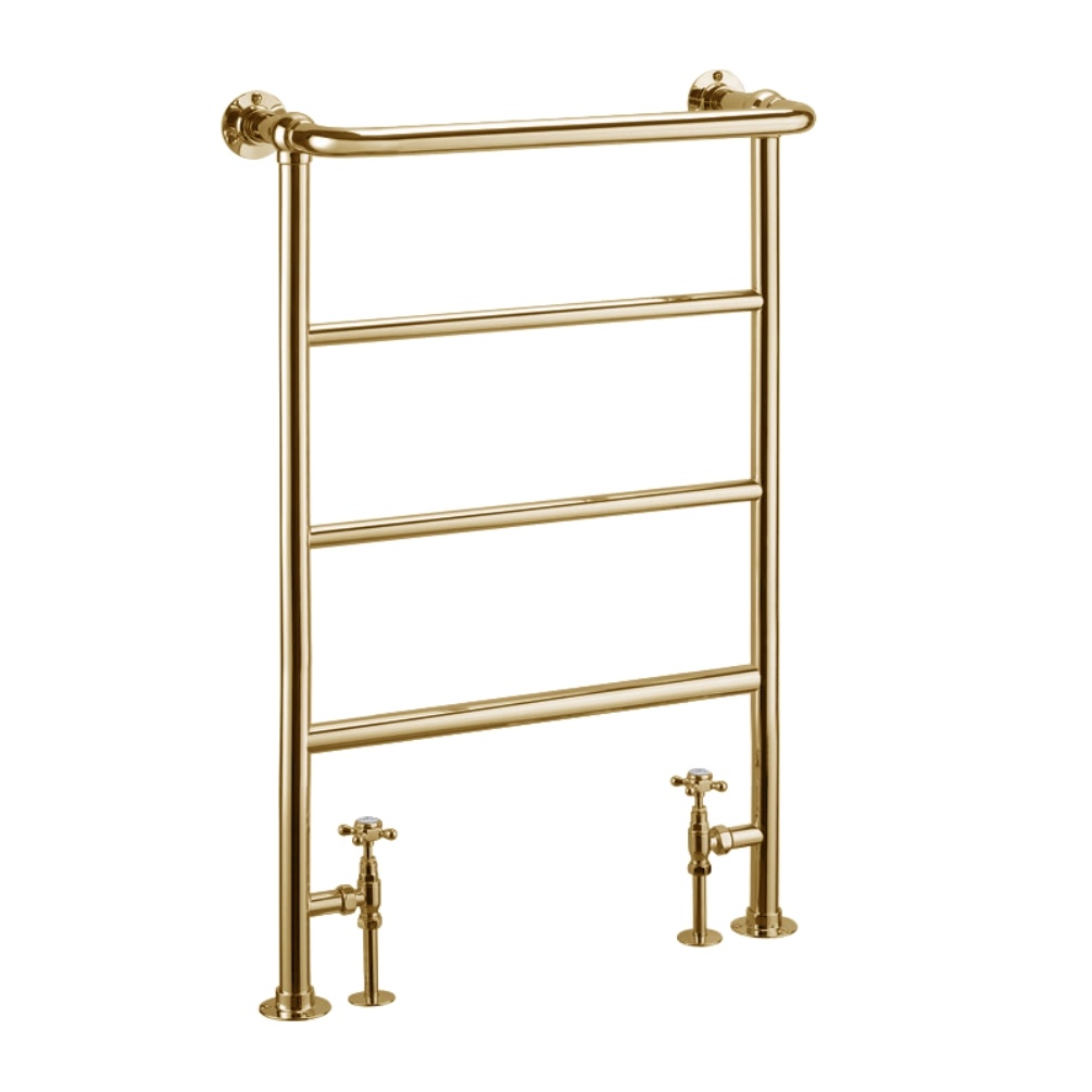 Product Cut out image of the Burlington Berkeley Gold Radiator